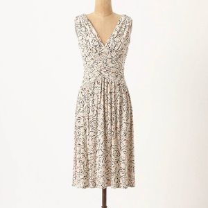 DELETTA Cloud Rose Dress Anthro Midi